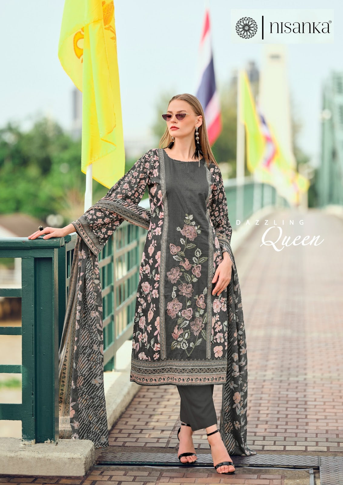 Cashmere Nx Nisanka Lawn Cotton Karachi Salwar Suits Supplier India