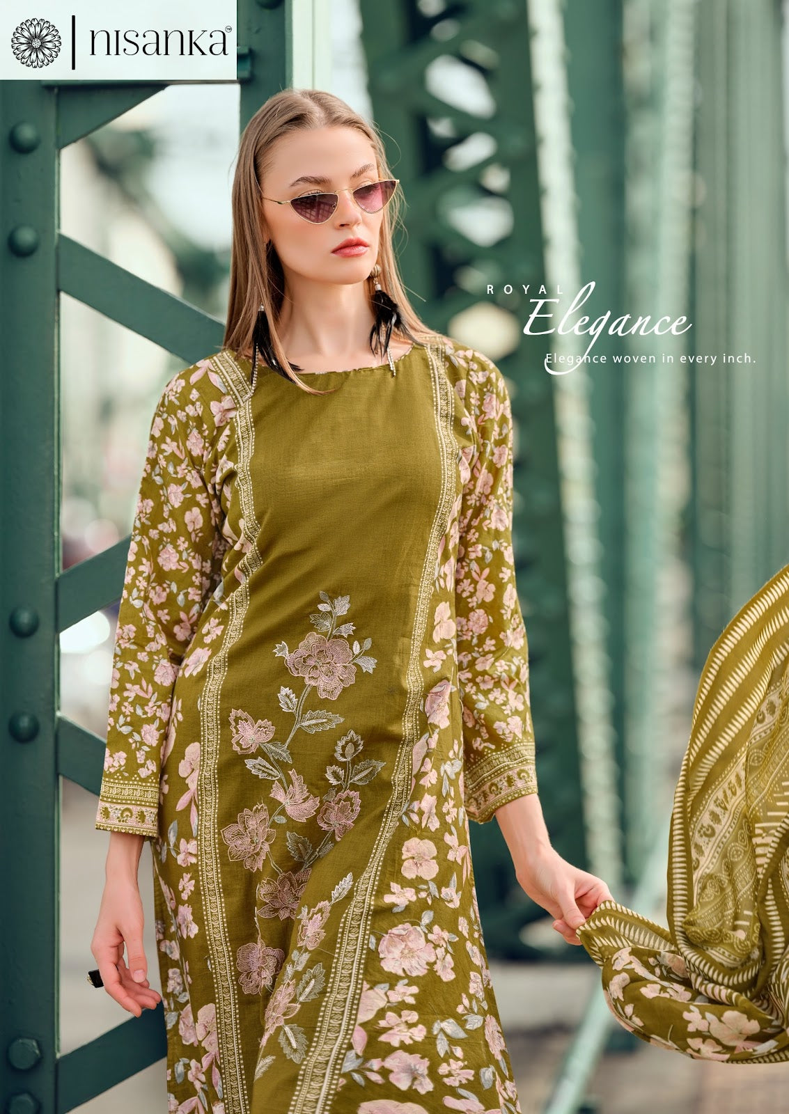 Cashmere Nx Nisanka Lawn Cotton Karachi Salwar Suits Supplier India