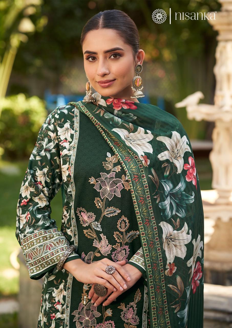 Cashmere Vol 4 Nisanka Viscose Karachi Salwar Suits Wholesaler Ahmedabad