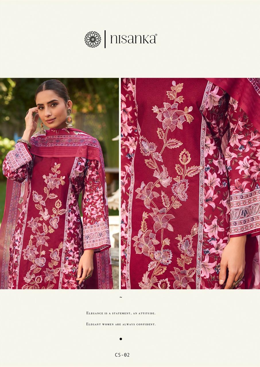 Cashmere Vol 4 Nisanka Viscose Karachi Salwar Suits Wholesaler Ahmedabad