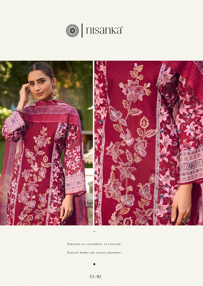 Cashmere Vol 4 Nisanka Viscose Karachi Salwar Suits Wholesaler Ahmedabad