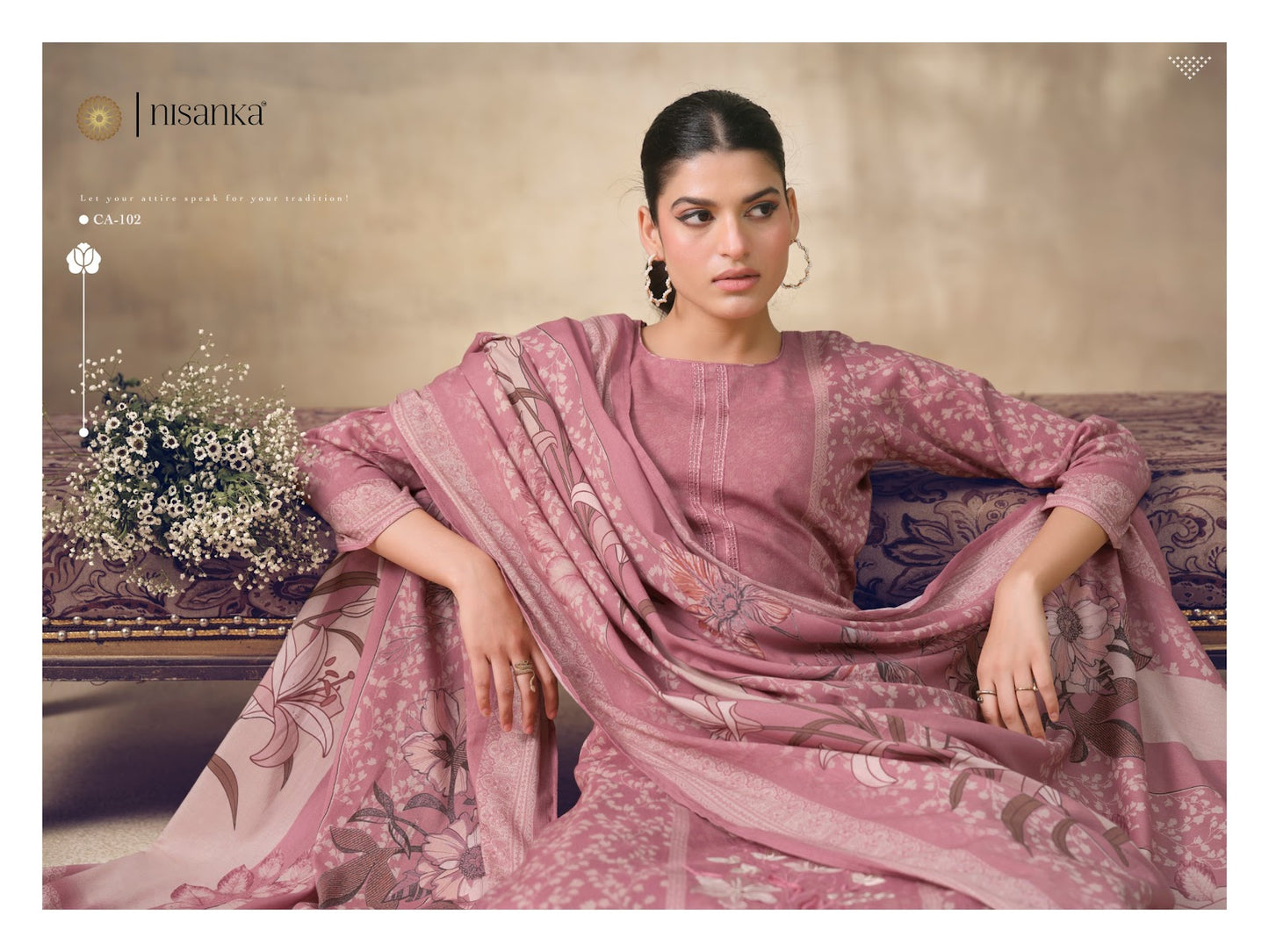 Cashmere Vol 6 Nisanka Viscose Karachi Salwar Suits Supplier Ahmedabad