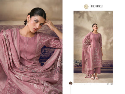 Cashmere Vol 6 Nisanka Viscose Karachi Salwar Suits Supplier Ahmedabad