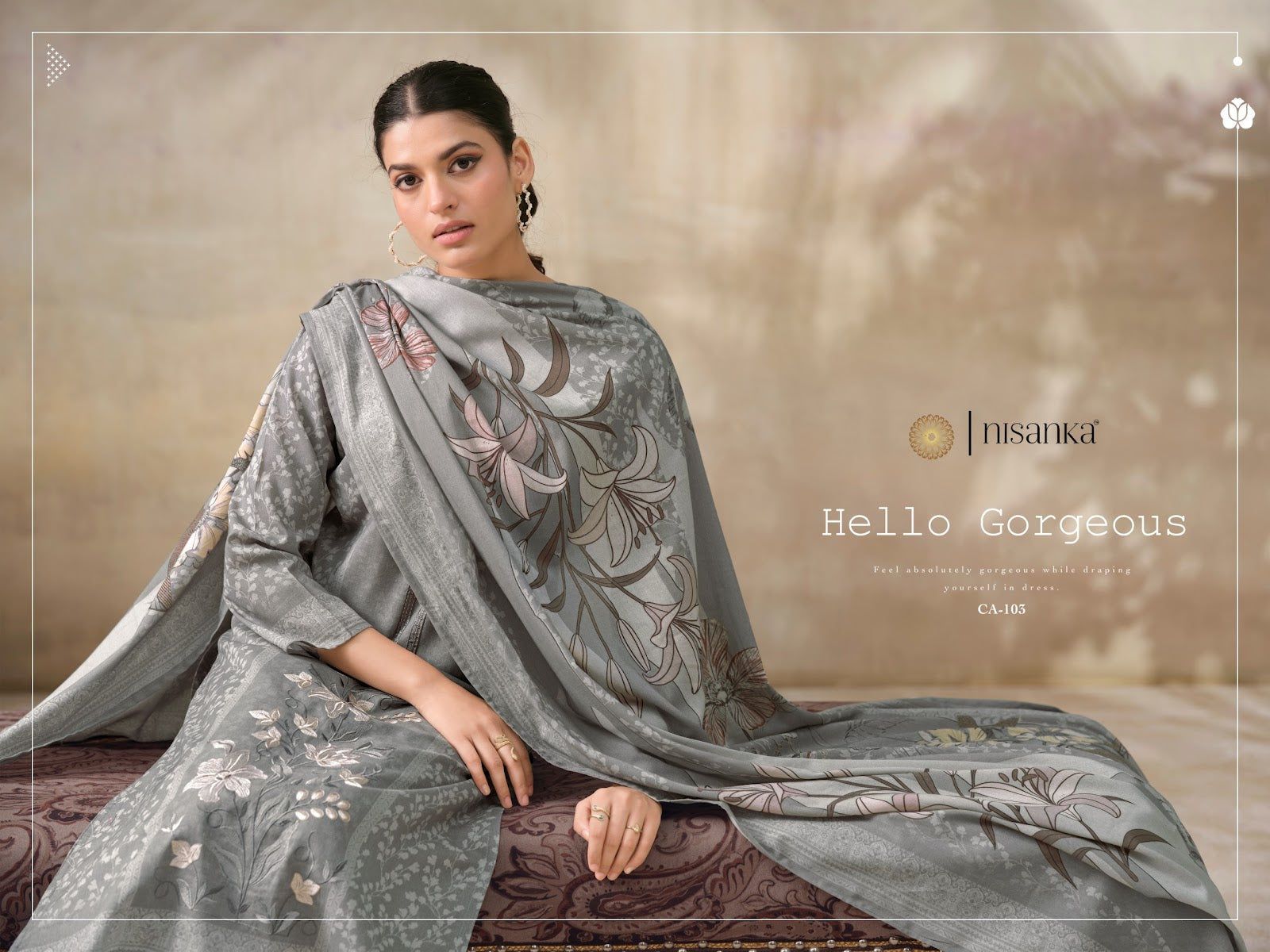 Cashmere Vol 6 Nisanka Viscose Karachi Salwar Suits Supplier Ahmedabad