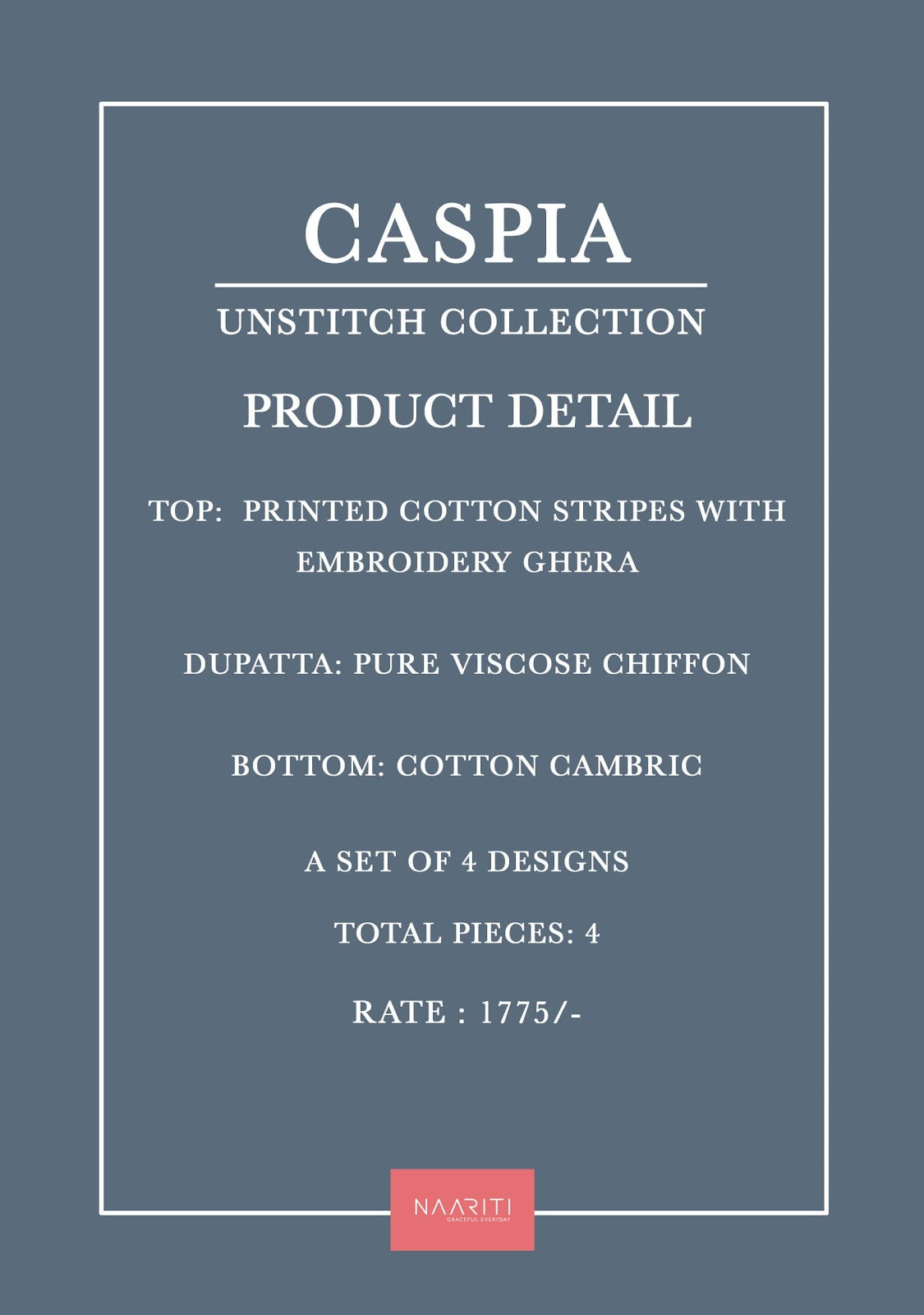 Caspia Naariti Cotton Salwar Suits Manufacturer Ahmedabad