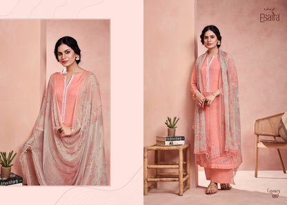 Cassia Esaira Cotton Cambric Pant Style Suits Wholesaler