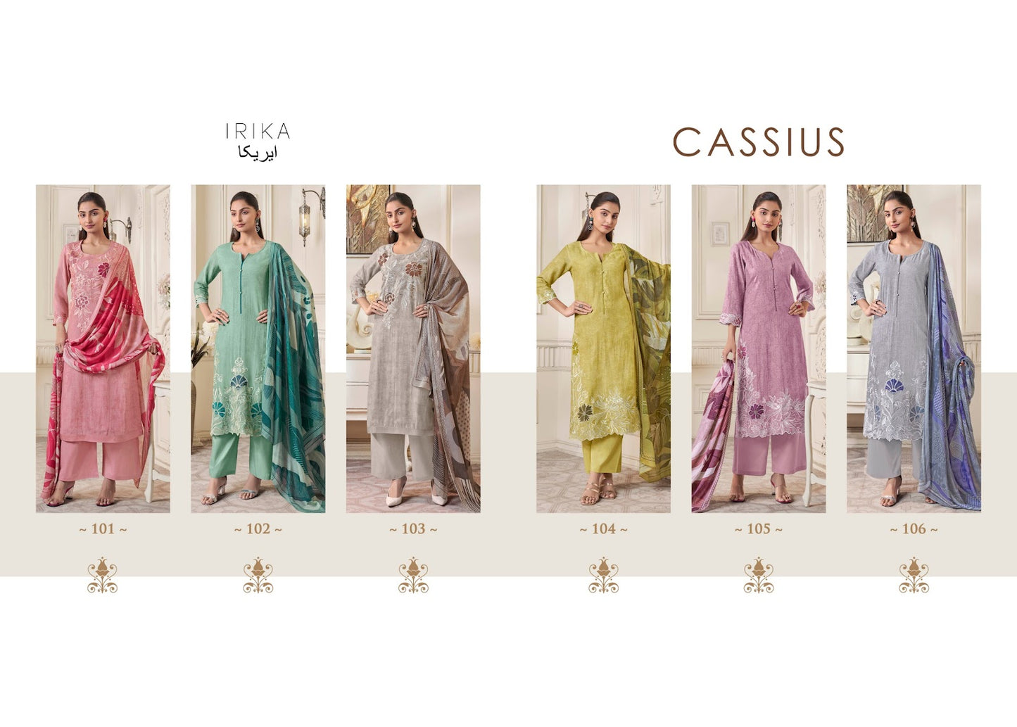Cassius Irika Lilen Pant Style Suits Exporter India