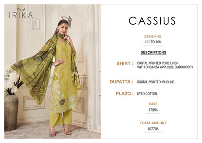 Cassius Irika Lilen Pant Style Suits Exporter India