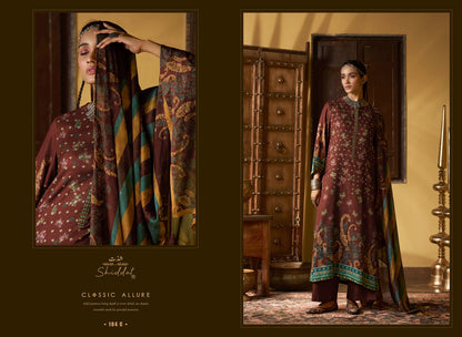 Castiel 104 Shiddat Viscose Pashmina Suits Supplier