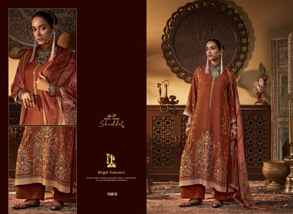 Castiel 108 Shiddat Viscose Pashmina Suits Manufacturer India