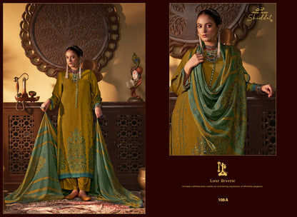 Castiel 108 Shiddat Viscose Pashmina Suits Manufacturer India