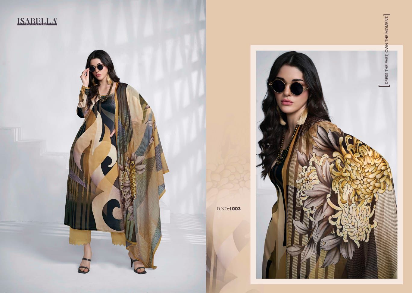 Castor Isabella Cotton Satin Pant Style Suits Wholesaler Ahmedabad