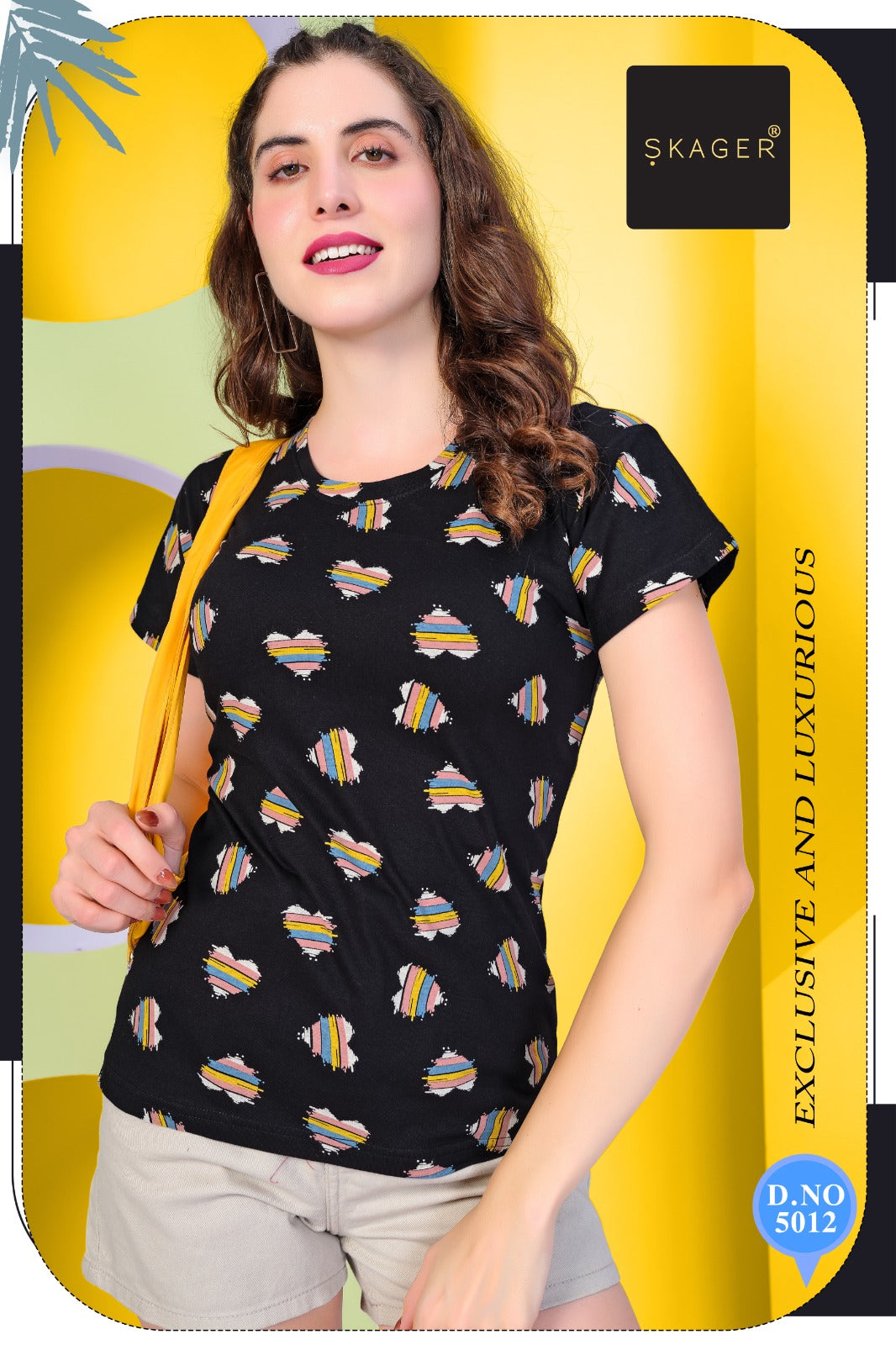 Casual 2907 Skager Cotton Women Tshirt Manufacturer