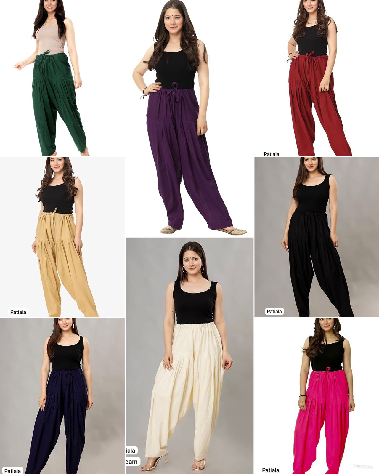 Casual Pleats Design Bluehills Heavy Rayon Branded Patiyala Exporter