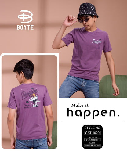 Cat 1029 Boyte Premium Cotton Boys Tshirt Wholesaler Ahmedabad