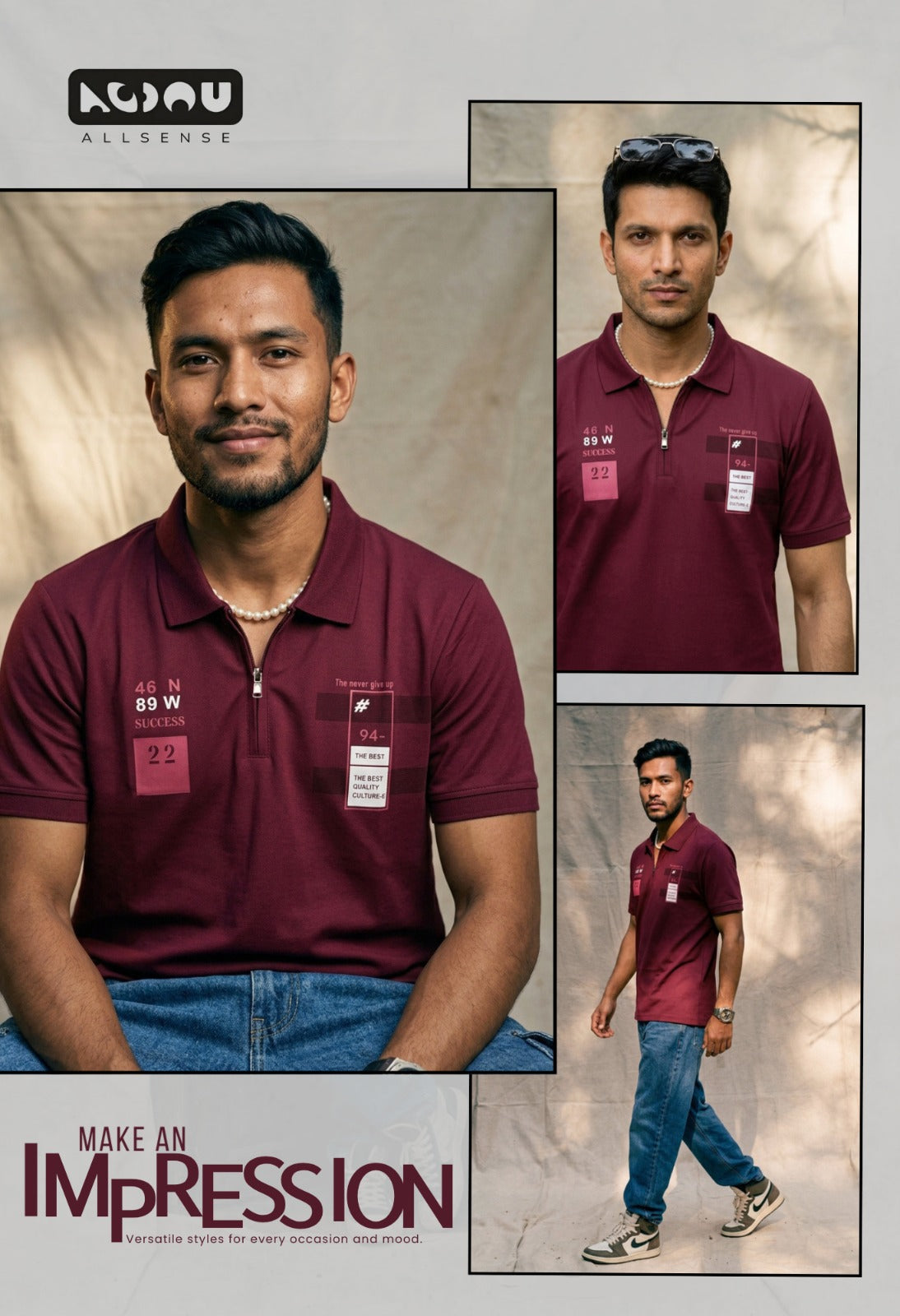 Cat 1237 Me 2044 Allsense Tencil Mens Tshirts Exporter Gujarat