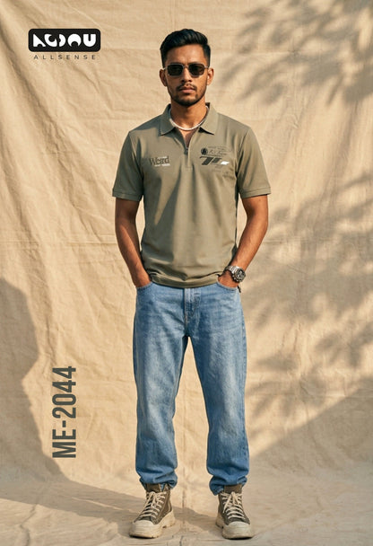 Cat 1237 Me 2044 Allsense Tencil Mens Tshirts Exporter Gujarat