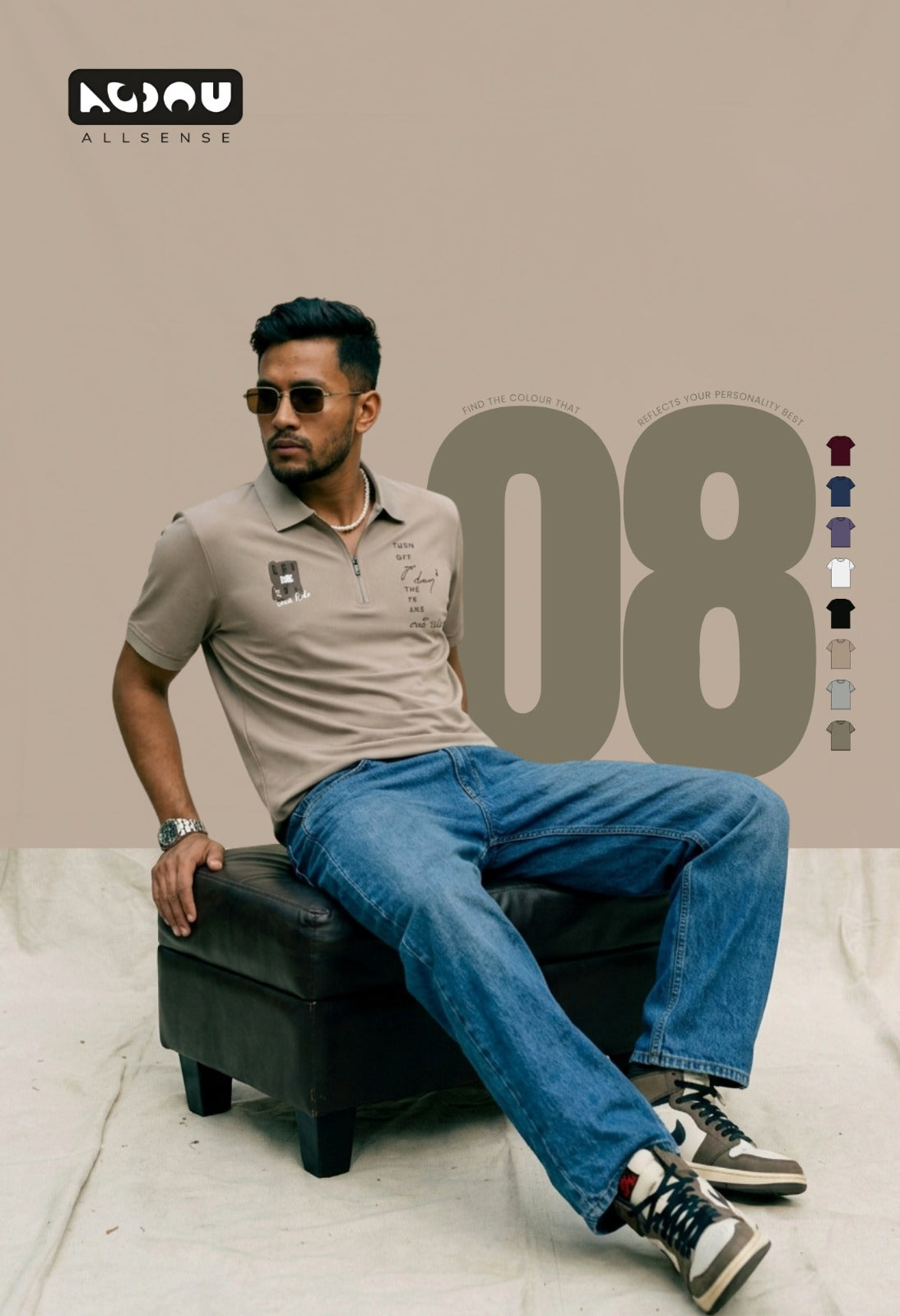 Cat 1237 Me 2044 Allsense Tencil Mens Tshirts Exporter Gujarat