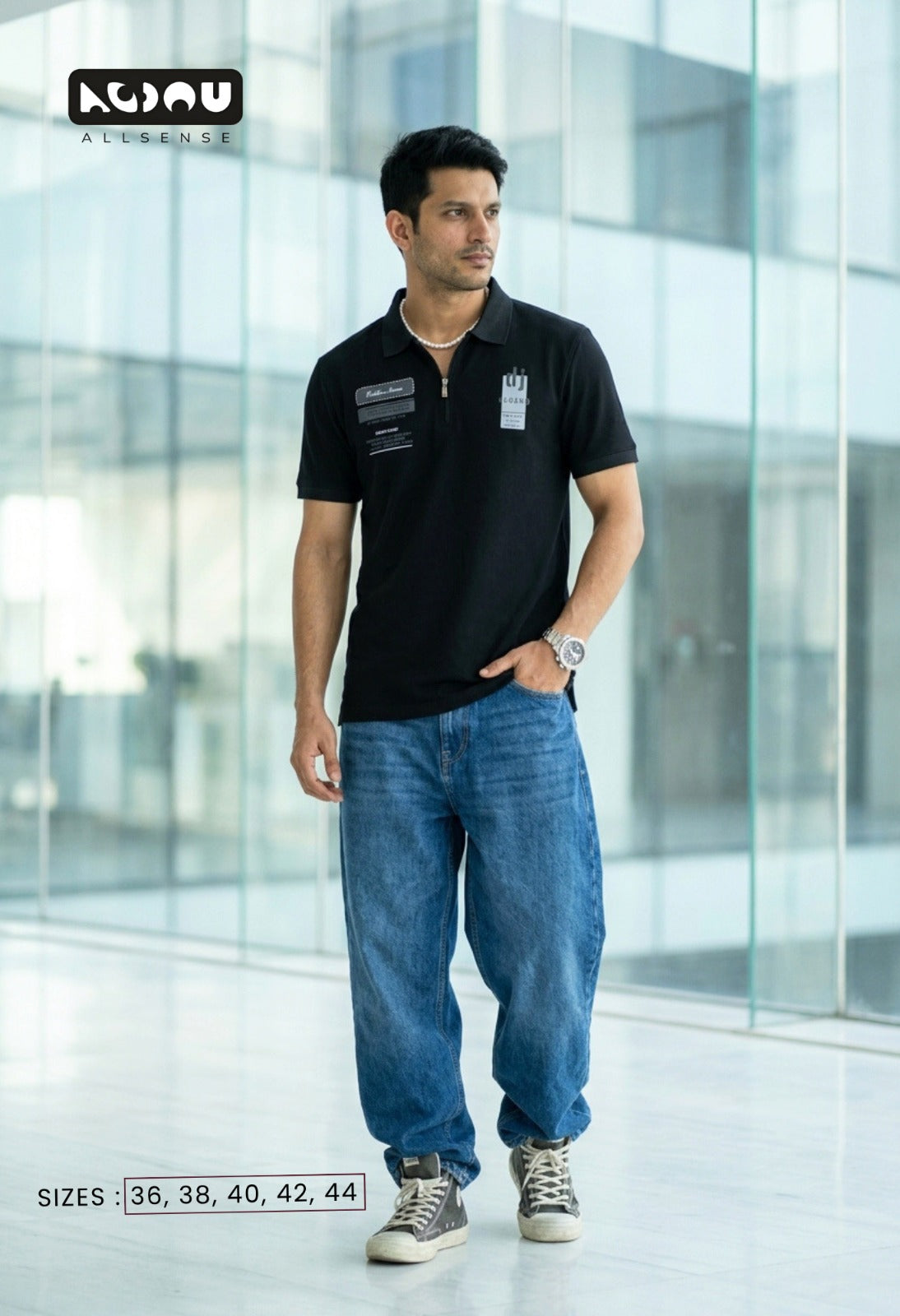 Cat 1237 Me 2044 Allsense Tencil Mens Tshirts Exporter Gujarat