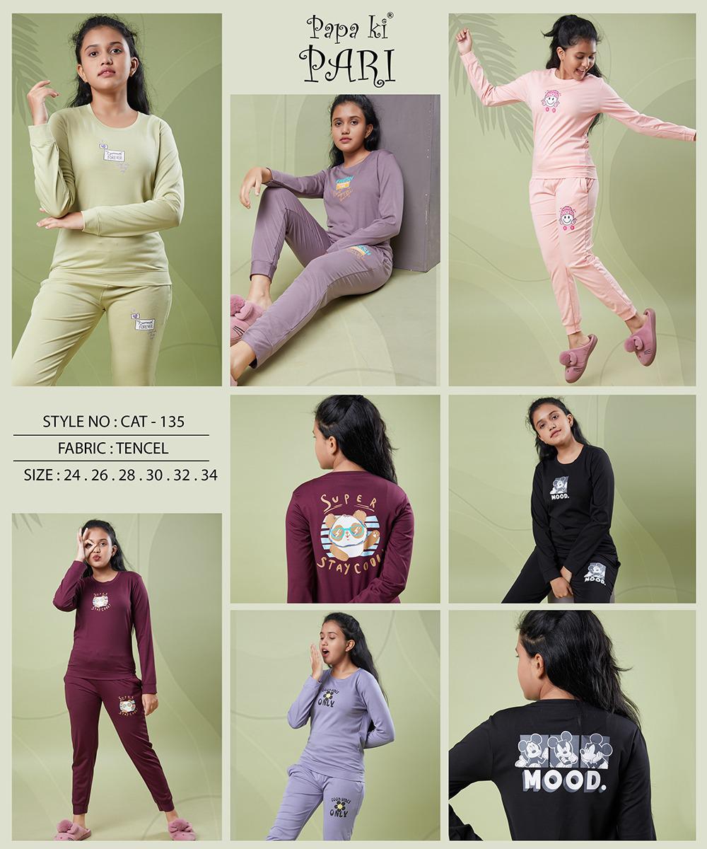 Cat 135 Papa Ki Pari Imported Girls Pant Set Exporter Gujarat