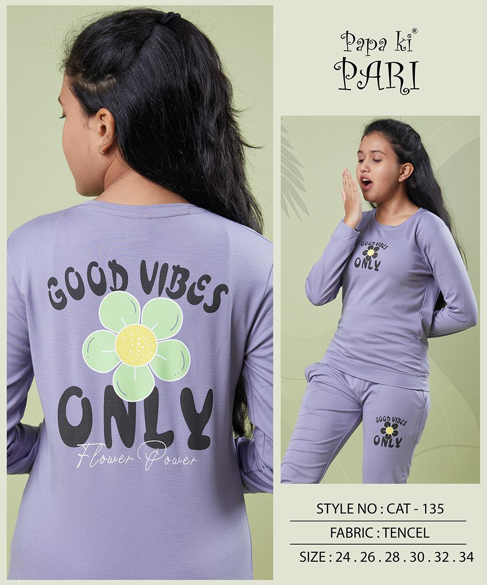 Cat 135 Papa Ki Pari Imported Girls Pant Set Exporter Gujarat