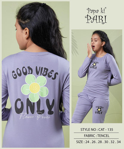 Cat 135 Papa Ki Pari Imported Girls Pant Set Exporter Gujarat