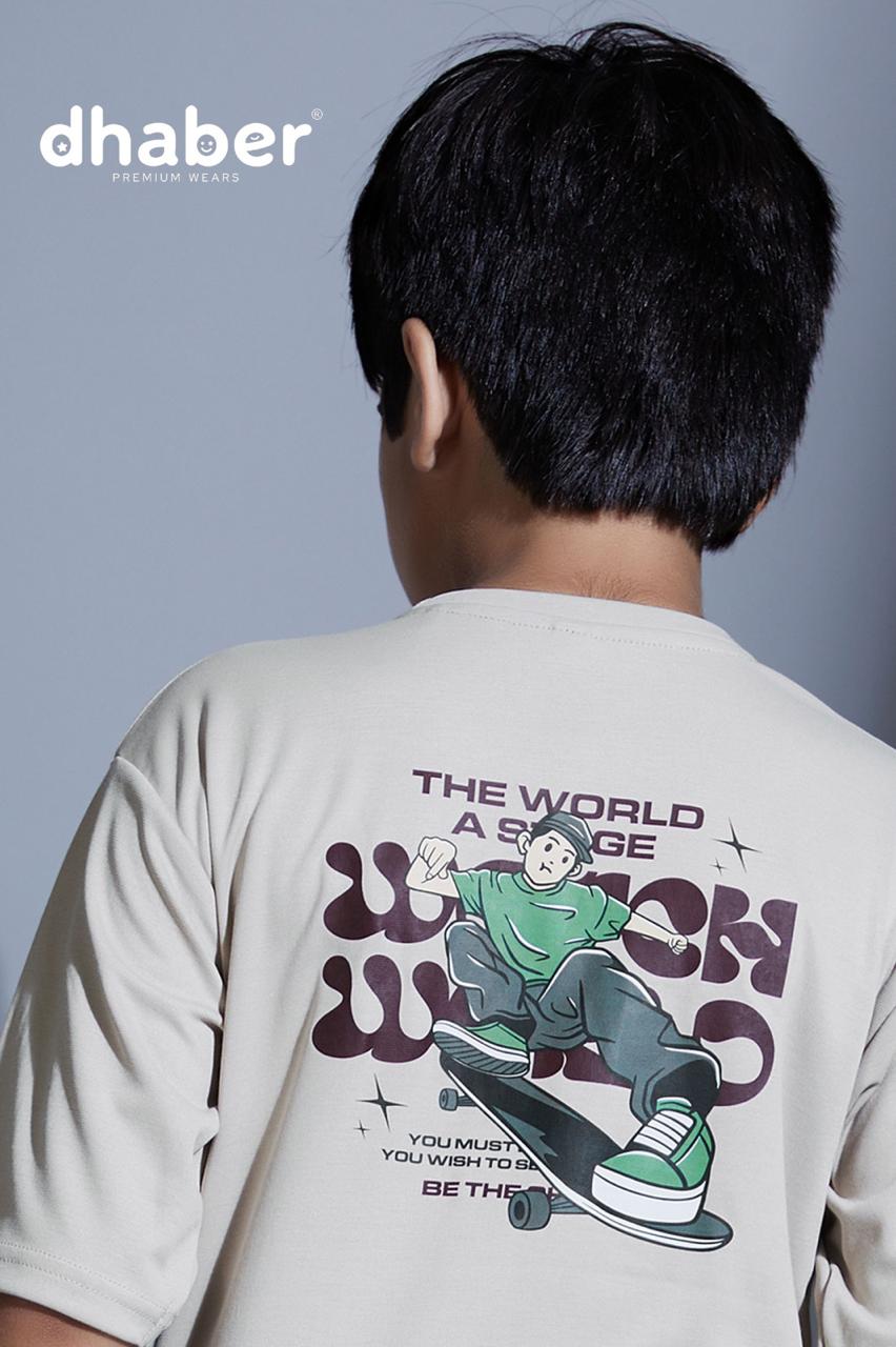 Cat 139 Dhaber Tencil Boys Tshirt Wholesaler