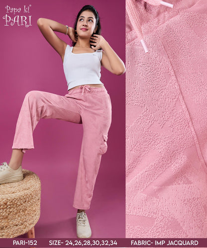 Cat 152 Papa Ki Pari Imported Girls Cargo Pants Manufacturer Gujarat