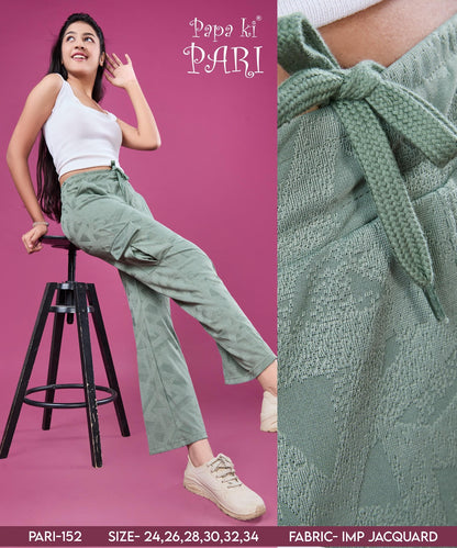 Cat 152 Papa Ki Pari Imported Girls Cargo Pants Manufacturer Gujarat