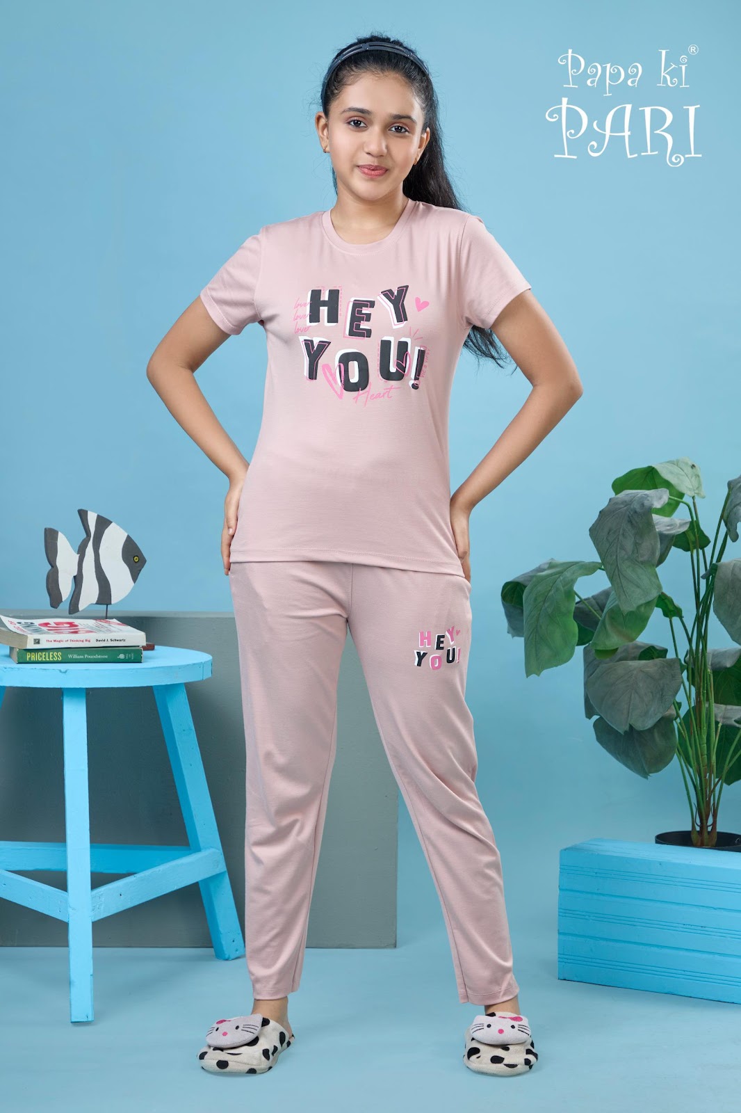 Cat 211 Papa Ki Pari Imported Girls Pant Set Manufacturer India
