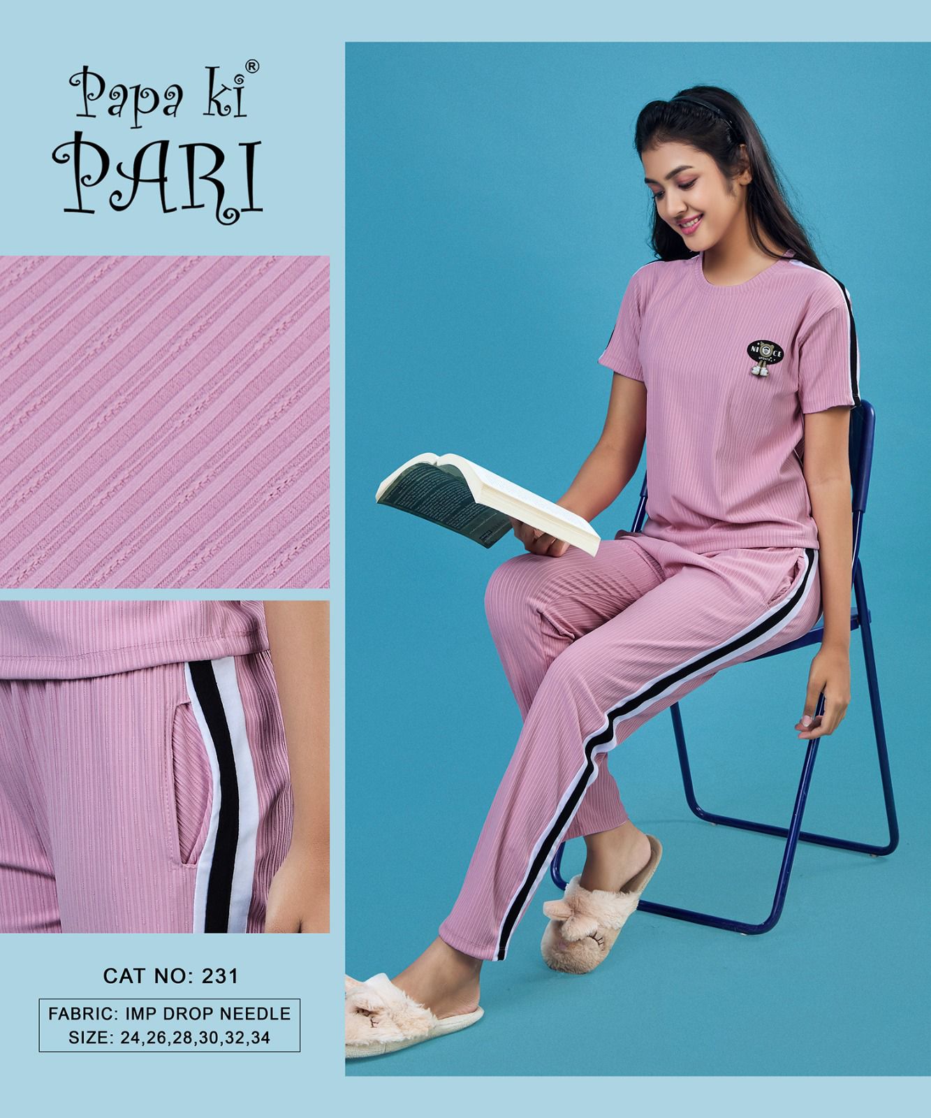 Cat 231 Papa Ki Pari Imported Girls Co Ord Set Exporter Gujarat