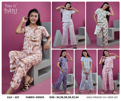Cat 237 Papa Ki Pari Imported Girls Co Ord Set Supplier India