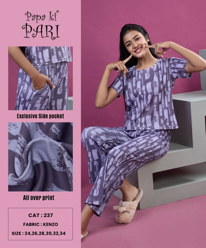 Cat 237 Papa Ki Pari Imported Girls Co Ord Set Supplier India