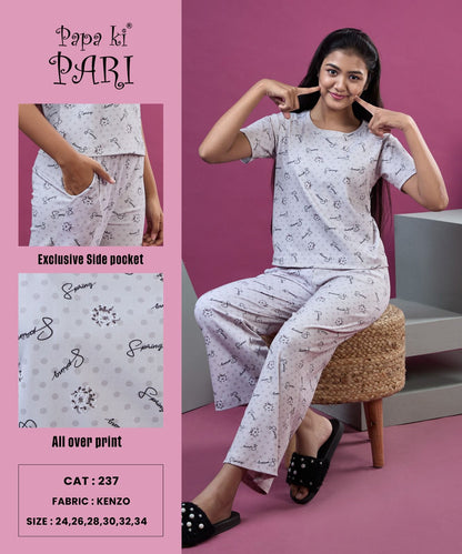 Cat 237 Papa Ki Pari Imported Girls Co Ord Set Supplier India