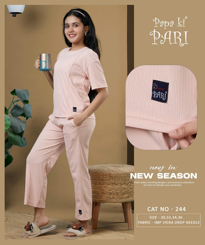 Cat 244 Papa Ki Pari Imported Girls Co Ord Set Supplier Ahmedabad