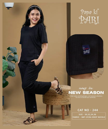 Cat 244 Papa Ki Pari Imported Girls Co Ord Set Supplier Ahmedabad