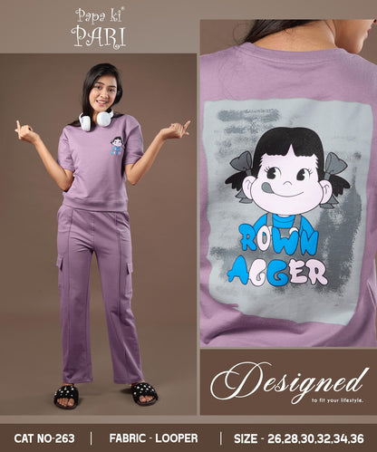 Cat 263 Papa Ki Pari Looper Girls Cargo Set Supplier