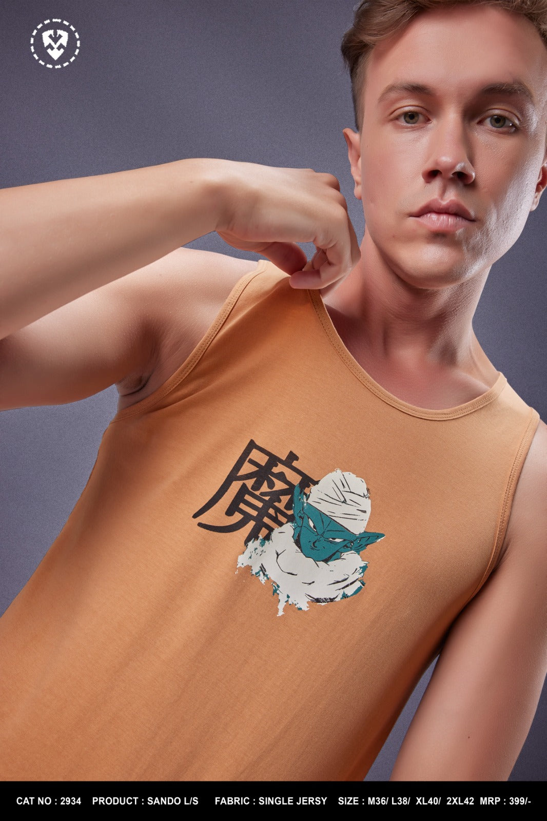 Cat 2934 Purple Haze Mens Sando Wholesale Rate