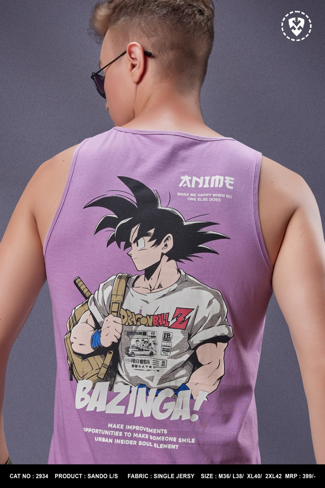 Cat 2934 Purple Haze Mens Sando Wholesale Rate