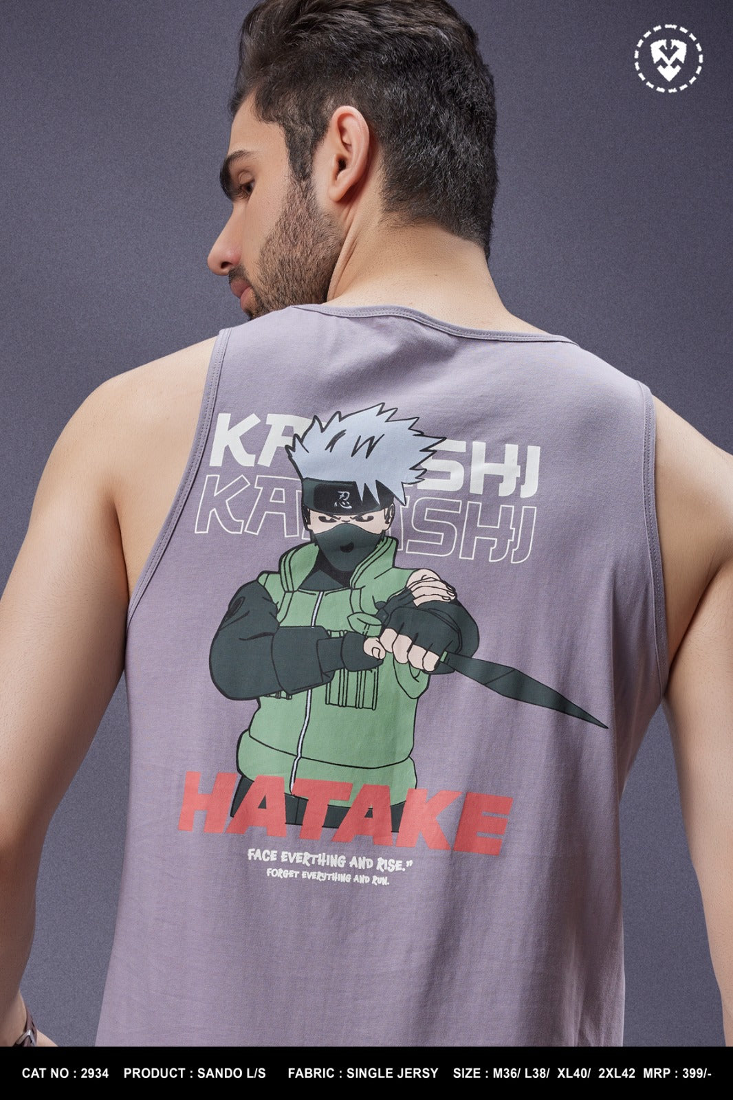 Cat 2934 Purple Haze Mens Sando Wholesale Rate