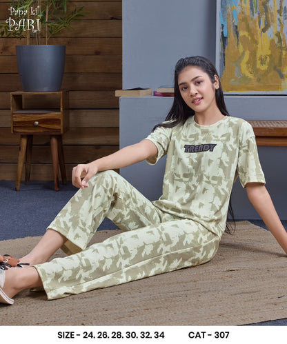 Cat 307 Papa Ki Pari Imported Girls Pant Set Wholesaler Ahmedabad