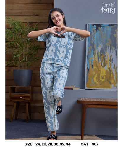 Cat 307 Papa Ki Pari Imported Girls Pant Set Wholesaler Ahmedabad