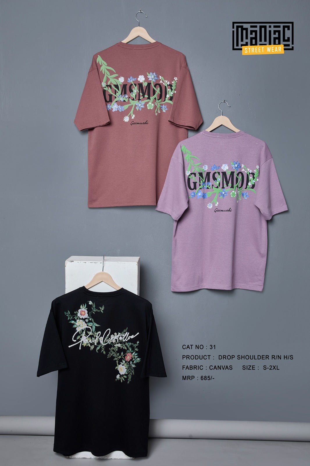 Cat 31 Maniac Canvas Mens Tshirts Wholesale Price