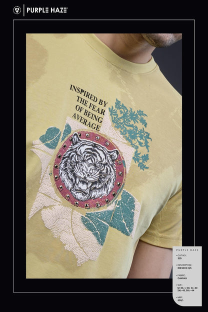 Cat 325 Purple Haze Knit Mens Tshirts Supplier Gujarat