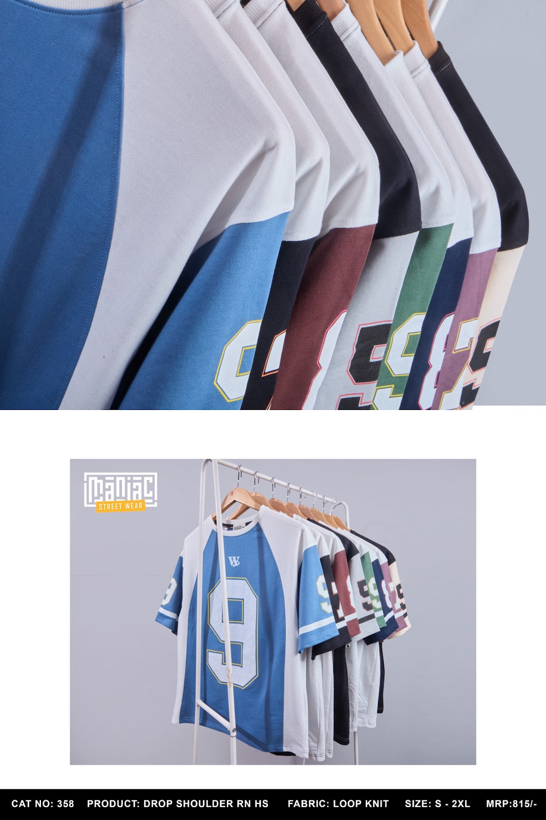 Cat 358 Maniac Loopknit Mens Tshirts Wholesaler Gujarat