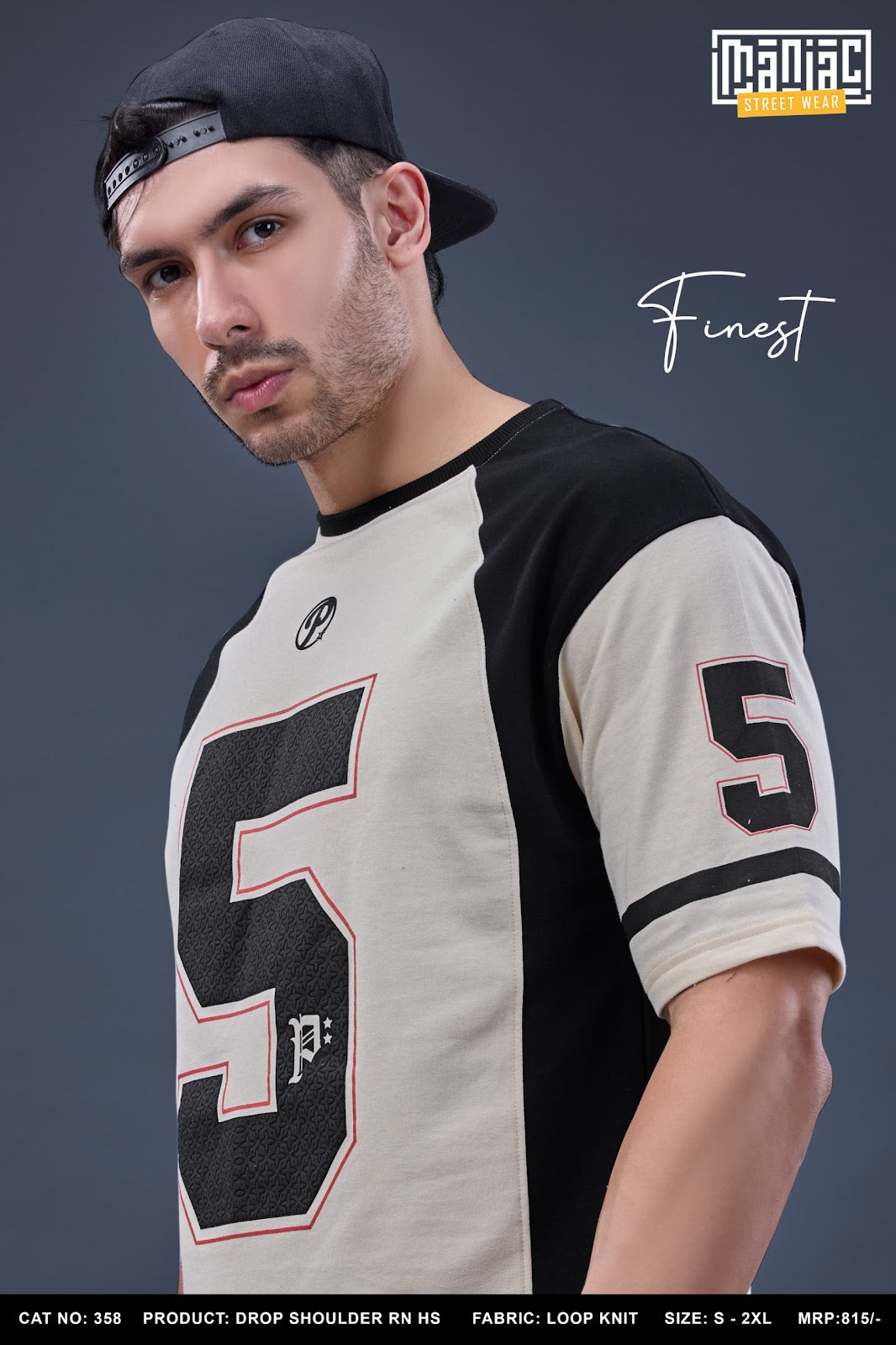 Cat 358 Maniac Loopknit Mens Tshirts Wholesaler Gujarat
