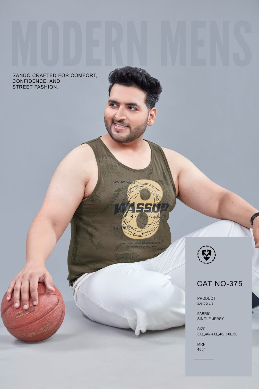 Cat 375 Purple Haze Mens Sando Exporter Gujarat