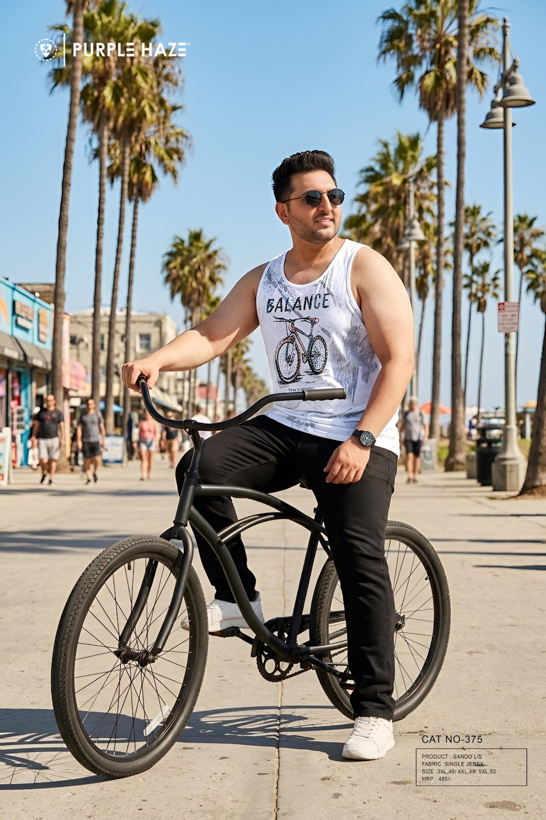 Cat 375 Purple Haze Mens Sando Exporter Gujarat
