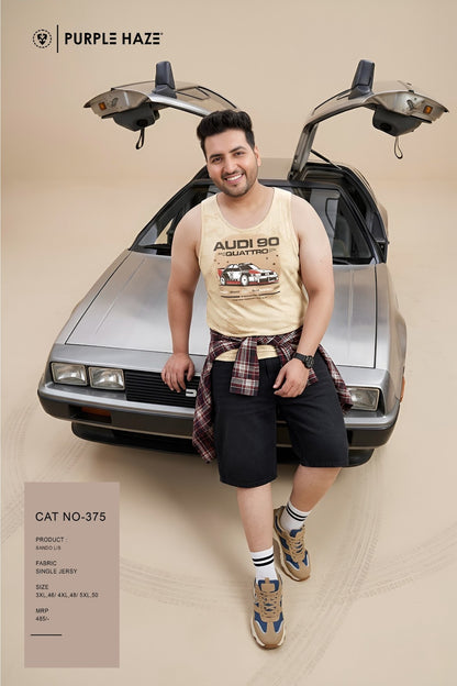 Cat 375 Purple Haze Mens Sando Exporter Gujarat