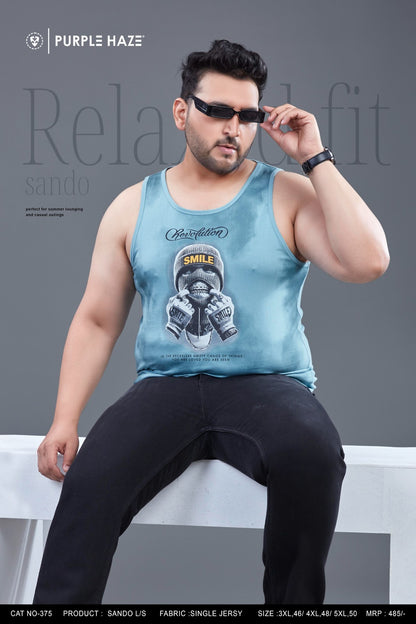 Cat 375 Purple Haze Mens Sando Exporter Gujarat